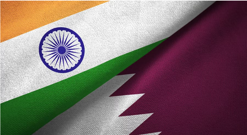 Flags of India and Oman