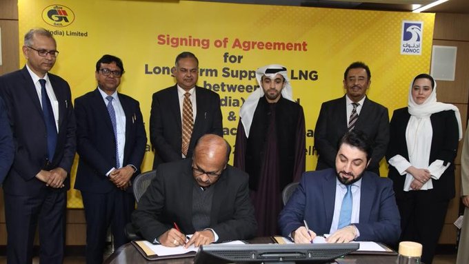 GAIL signs 10-year LNG deal with UAE