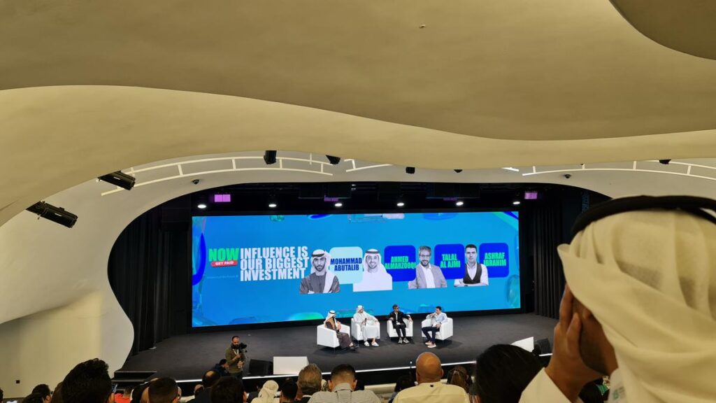 Panel discussion in progress at the 1 Billion Followers