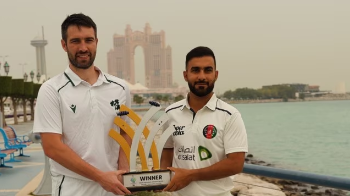 Ireland and Afghanistan will meet in the one-off Test in Abu Dhabi from Wednesday.