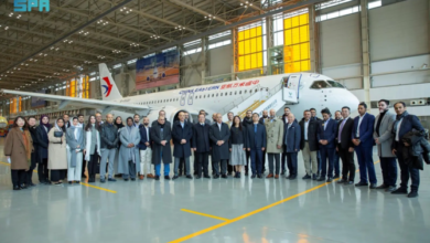 Saudi aviation delegation visits Chinese aircraft manufacturer and economic zone