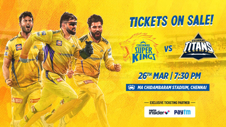 Chennai vs Gujarat clash on 26th, tickets sold out in 1½ hours online