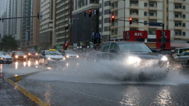 UAE: Heavy rain, hail this weekend. Residents stay home; road closures, fines in effect