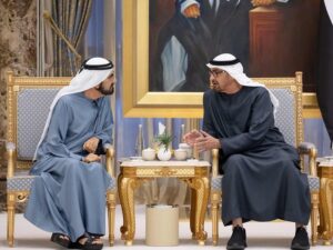UAE President and Vice President at Qasr Al Watan iftar