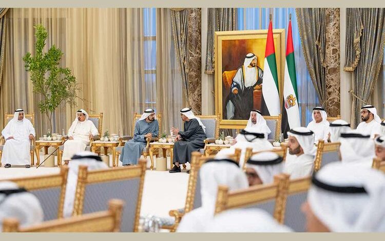 UAE President and Vice President at Qasr Al Watan iftar with other dignitaries