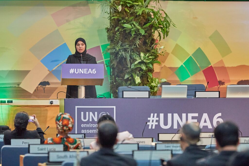 UAE, UNEA-6, climate change, environmental commitments, Dr. Amna Al Dahak, President Sheikh Mohamed bin Zayed Al Nahyan, COP28,