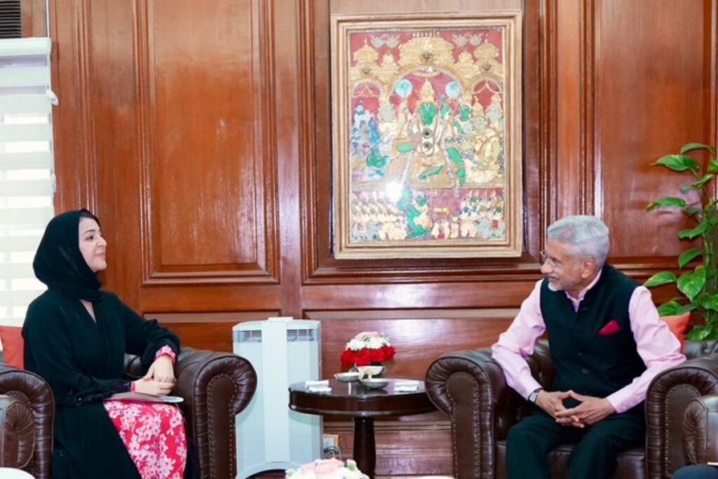 Jaishankar discussed the global situation with the UAE minister
