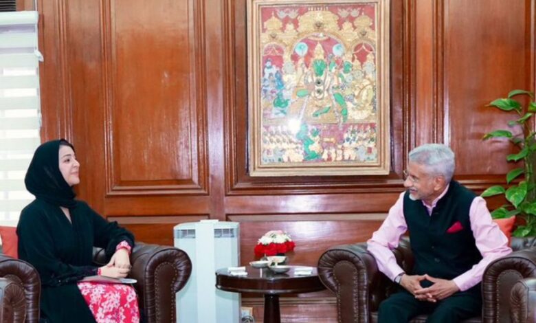Jaishankar discussed the global situation with the UAE minister