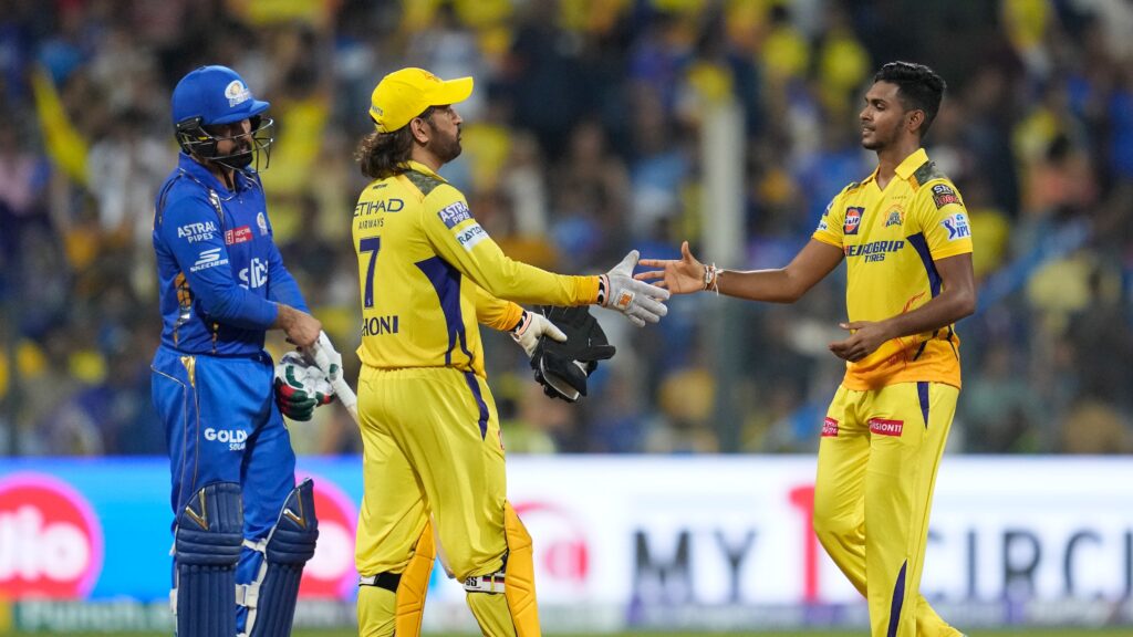 Pathirana and Dhoni Shine as CSK Defeats MI in Wankhede Thriller