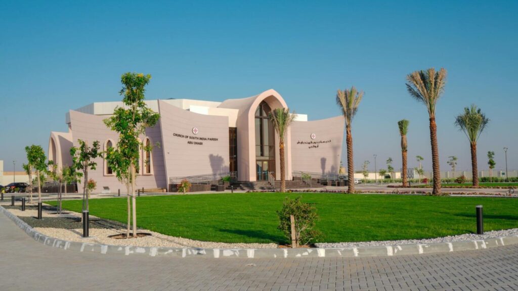 UAE- New Church to Open Beside BAPS Hindu Temple in Abu Dhabi