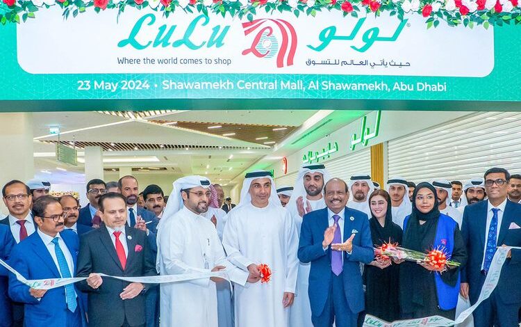 Lulu Group, Abu Dhabi, Shawamekh Central Mall, hypermarket, inauguration, retail expansion, UAE economy