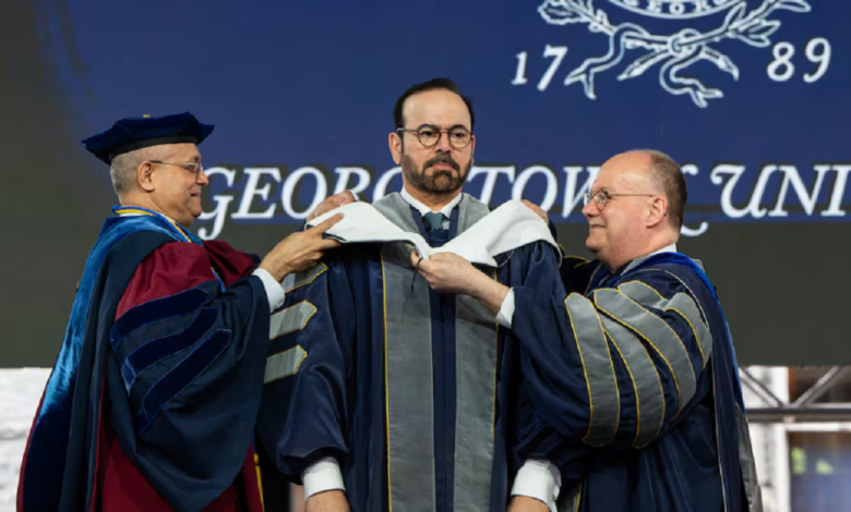 Mohammed Al Gergawi awarded honorary doctorate by Georgetown University.