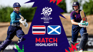 The clash between Scotland and Thailand held