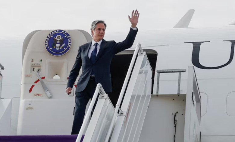 US Secretary Antony Blinken Arrives in Saudi Arabia, Pushes for Gaza Ceasefire Talks