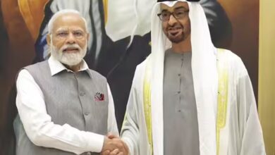 The UAE president congratulated Modi on his re-election in a Hindi tweet