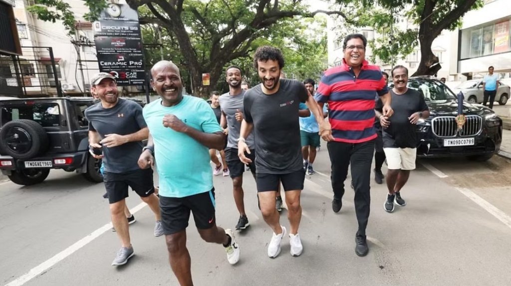 UAE Minister and Tamil Nadu Health Minister Connect Through Shared Passion for Walking