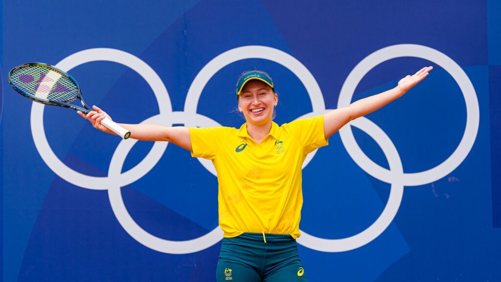 From Botswana to the UAE, Daria Saville Displays Her Paris Olympic Pins Collection