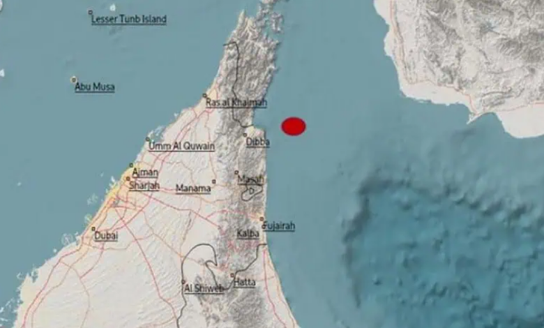 Minor quake hits Oman Sea, tremors felt in UAE