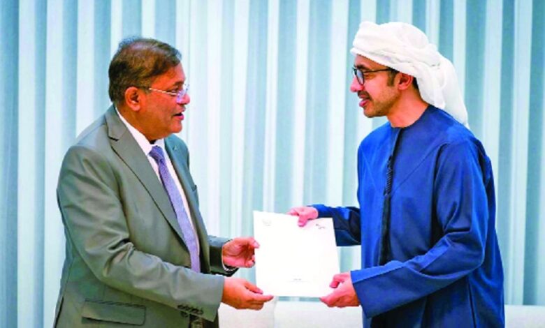 UAE Aims to Boost Cooperation with Bangladesh