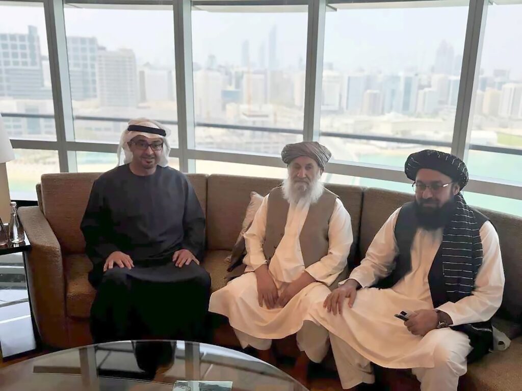 UAE President visits Afghan Prime Minister in treatment at UAE hospital