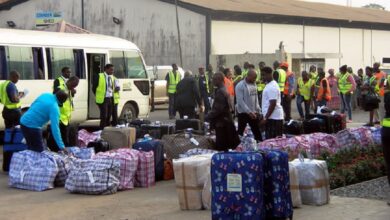 400 deported Nigerians arrive at Abuja airport from UAE