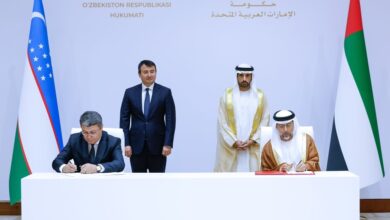 Hamdan bin Mohammed attends UAE-Uzbekistan agreements, MoUs signing in Tashkent
