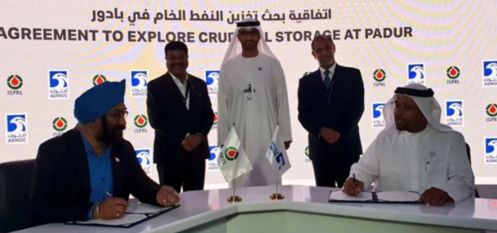 India-UAE aggrement to Boost Crude Oil Storage Capacity