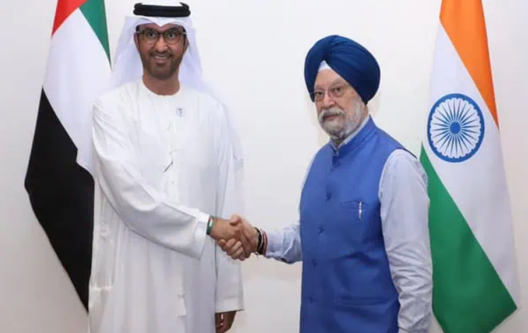 Minister Hardeep Singh Puri Meets UAE Industry Minister