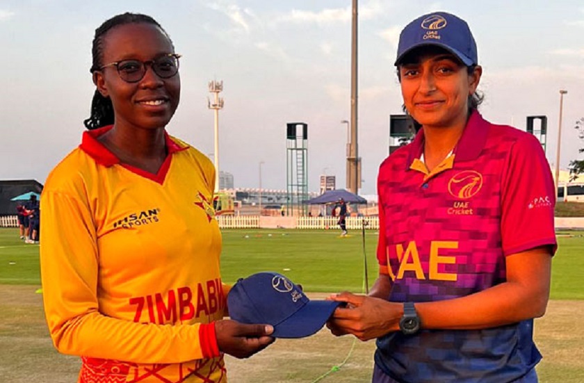 UAE Women vs Zimbabwe Women Live: Wicket! Chiedza Dhururu is out