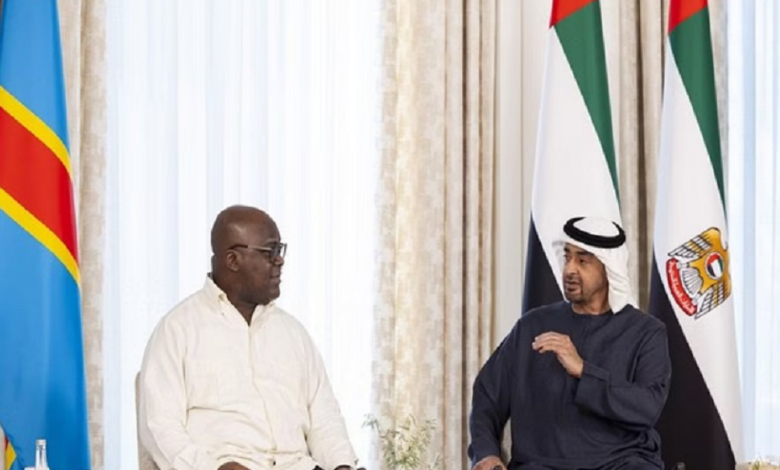 UAE and Democratic Republic Congo Presidents Discuss Enhancing Bilateral Cooperation