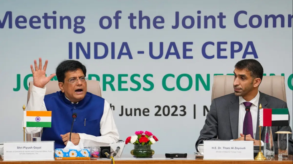 India-UAE JC Meeting Focuses on Bilateral Trade Growth, Aims for USD 100 Billion Non-Oil Trade by 2030