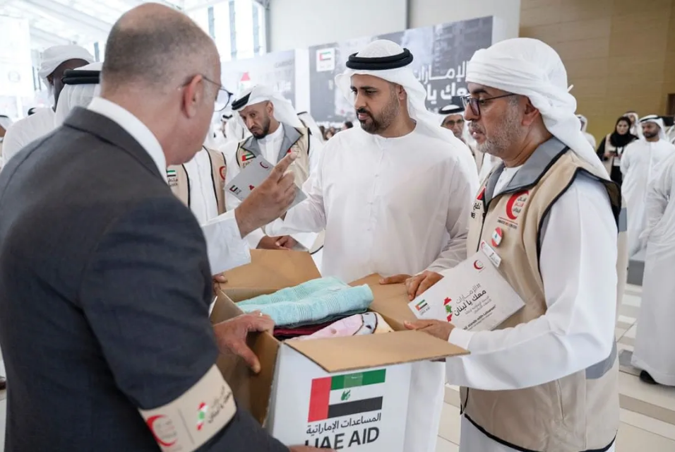 UAE Launches UAE Stands with Lebanon Campaign with Massive Aid Effort