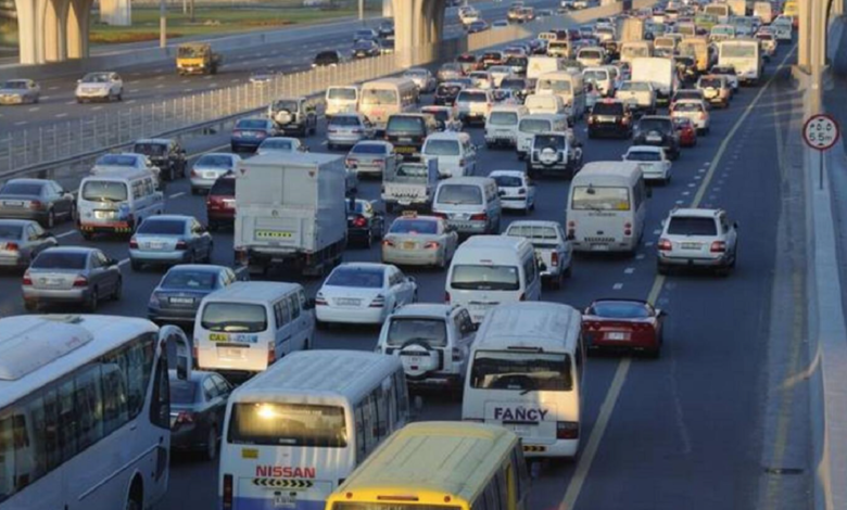 UAE Traffic Alert Accident on Dubai Road Heading to Abu Dhabi