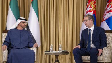 UAE and Serbia Presidents Discuss Enhancing Strategic Partnership