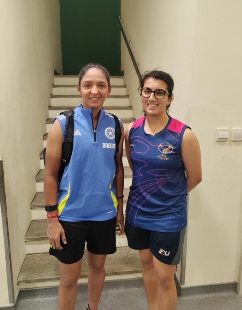 UAE's Siya Gokhale trains with India's top players as a net bowler