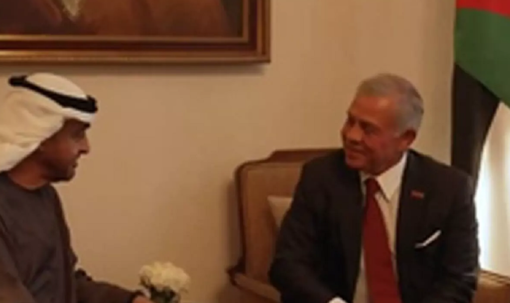 UAE, Jordanian Leaders Call for Middle East De-escalation and Peace Efforts