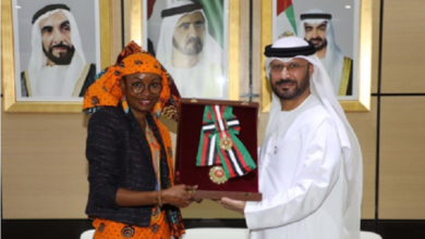 UAE President awards Zayed the Second Medal to President of Indigenous Women and Peoples Association of Chad
