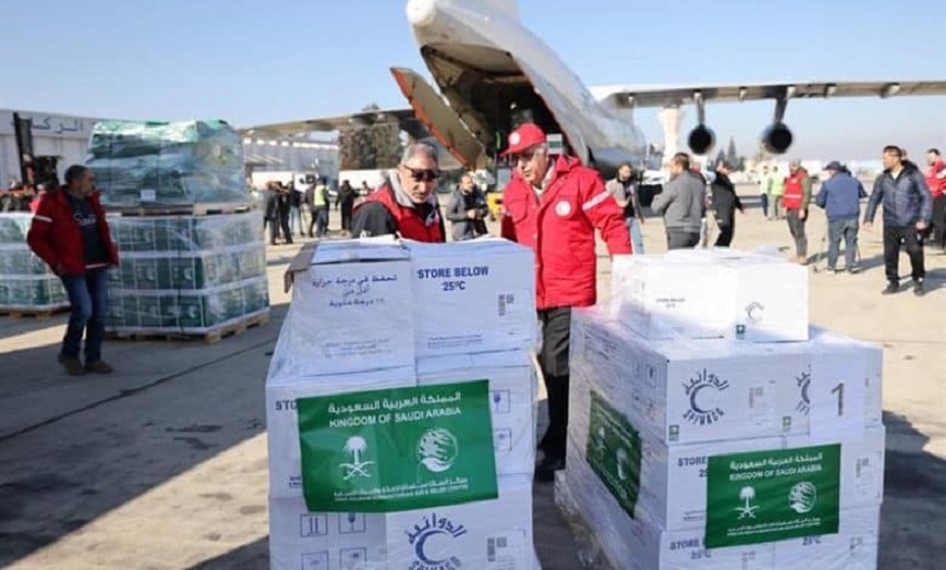 Saudi Arabia launches air bridge to deliver humanitarian aid to Syria