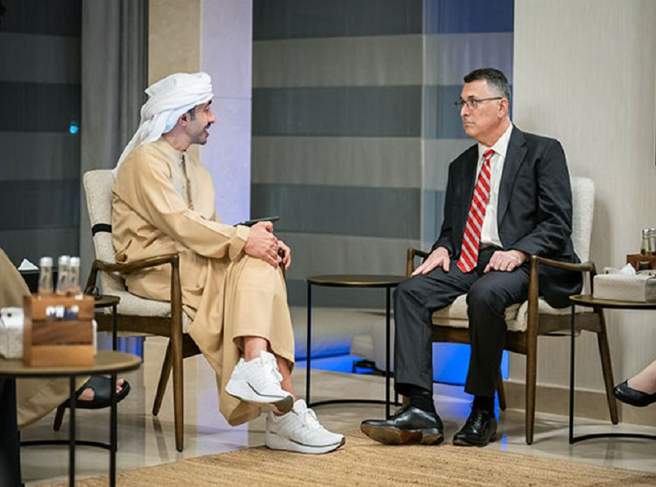 UAE Foreign Minister Abdullah bin Zayed Receives Israeli Foreign Minister