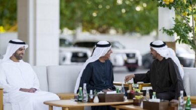 UAE President receives Ras Al Khaimah Ruler