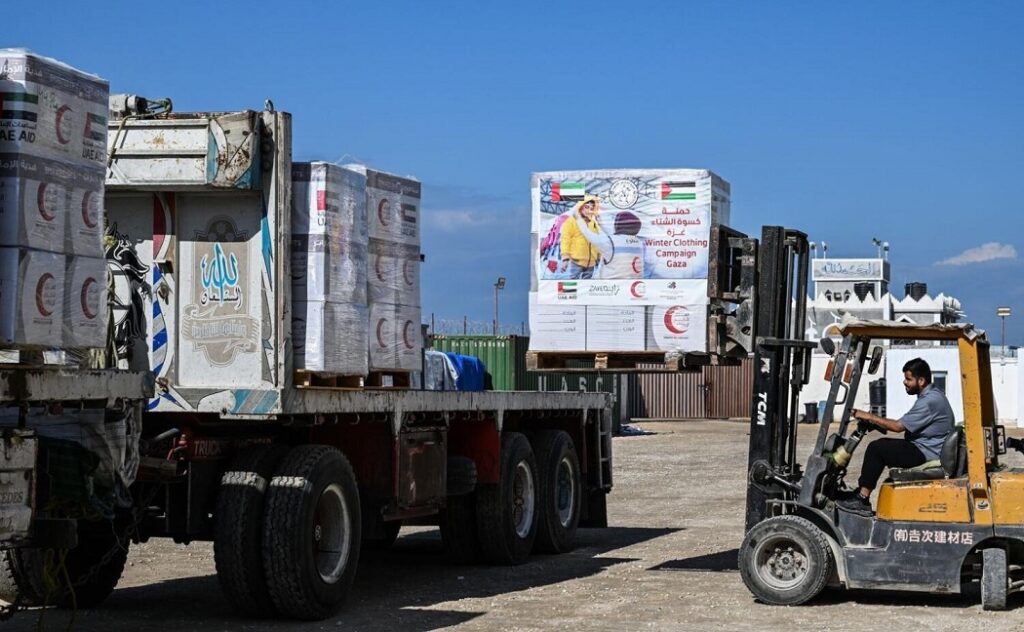 UAE Sends 364 Tonnes of Aid to Gaza- in Three Convoys