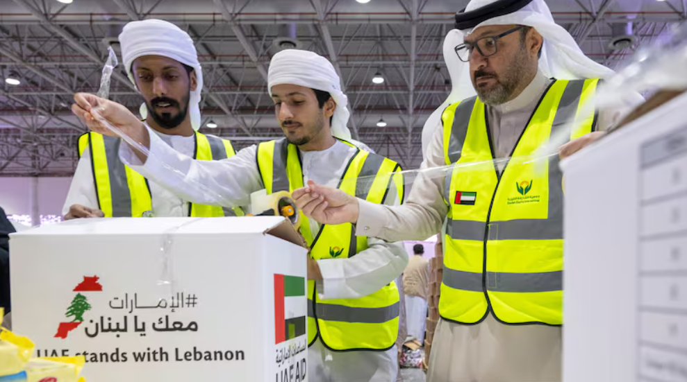 UAE's Lebanon Aid Drive Raises Dh200m, Sends 6,000 Tonnes of Relief