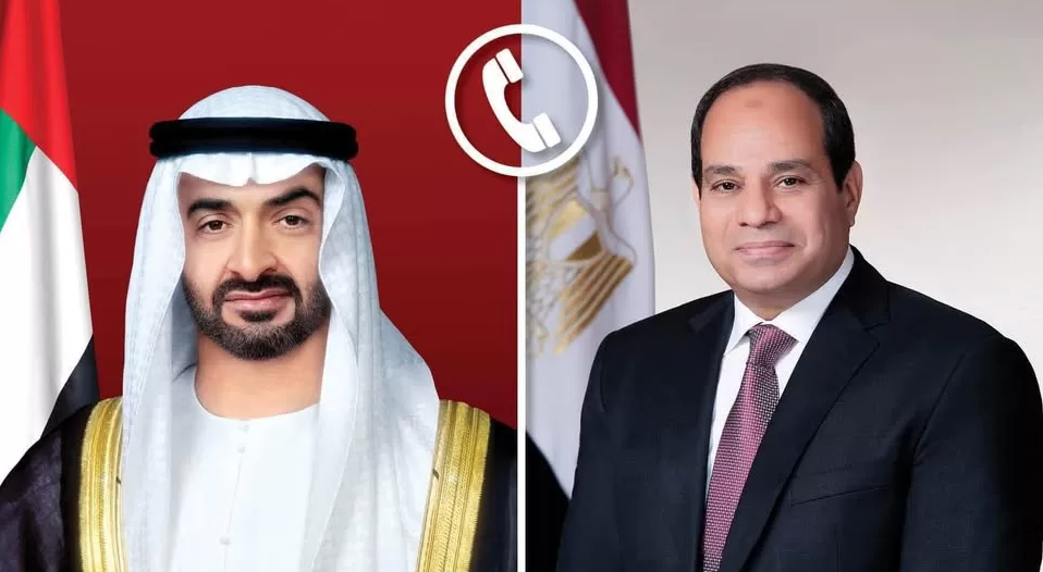 President Sisi and UAE President Exchange Eid Greetings, Affirm Strong Bilateral Ties