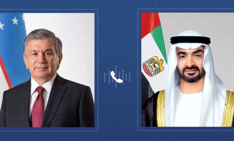 UAE President Receives Call from Uzbek Leader