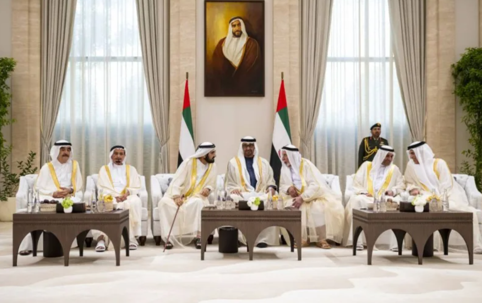 UAE President welcomes Rulers, Crown Princes, and Deputy Rulers for Eid Al Fitr