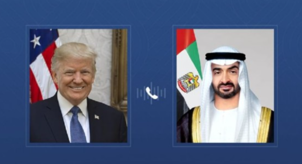 UAE and US Presidents discuss strategic relations in phone call