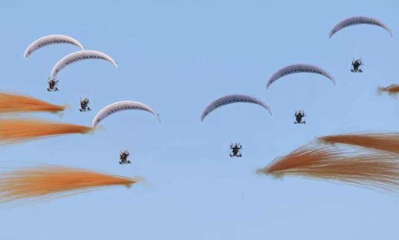 Lusail Festival sets the scene for a spectacular aerial view