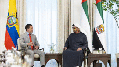 UAE President meets Lebanon’s President in Abu Dhabi