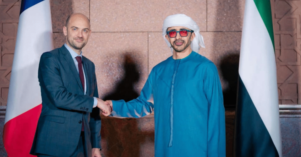UAE and France aim to strengthen bilateral relations