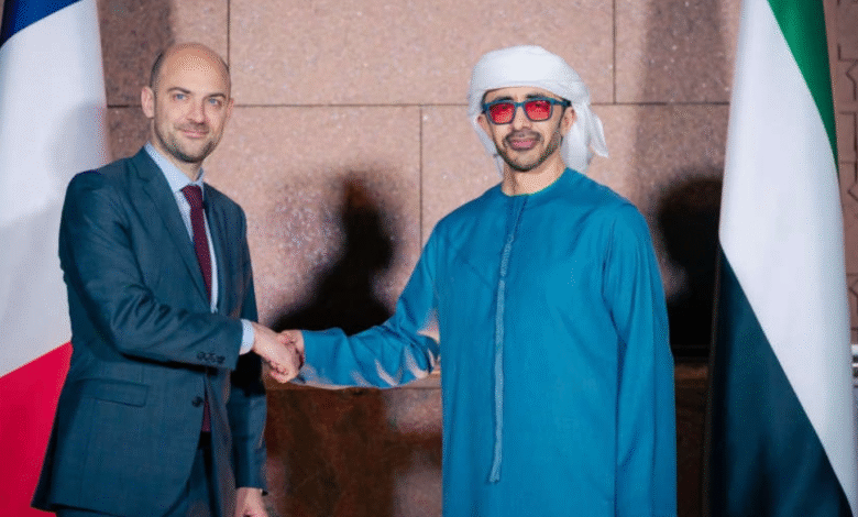 UAE and France aim to strengthen bilateral relations